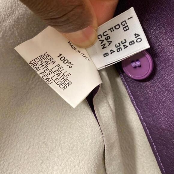 Women's Purple Jacket - Picture 6 of 6